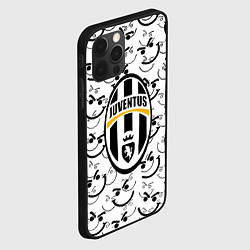 Чехол для iPhone 12 Pro Ювентус смайлы, цвет: 3D-черный — фото 2