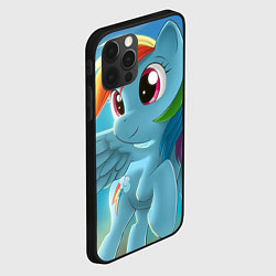 Чехол для iPhone 12 Pro My littlle pony, цвет: 3D-черный — фото 2