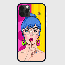 Чехол для iPhone 12 Pro POP ART, цвет: 3D-черный