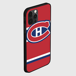 Чехол для iPhone 12 Pro Montreal Canadiens, цвет: 3D-черный — фото 2