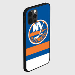 Чехол для iPhone 12 Pro New York Islanders, цвет: 3D-черный — фото 2