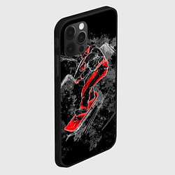 Чехол для iPhone 12 Pro Сноубордист, цвет: 3D-черный — фото 2