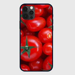 Чехол для iPhone 12 Pro Томатная, цвет: 3D-черный