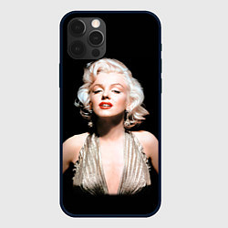 Чехол для iPhone 12 Pro Мерлин Монро 2, цвет: 3D-черный