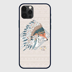 Чехол для iPhone 12 Pro Fox: Wild Free, цвет: 3D-черный