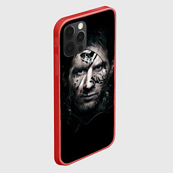 Чехол для iPhone 12 Pro Messi Black, цвет: 3D-красный — фото 2