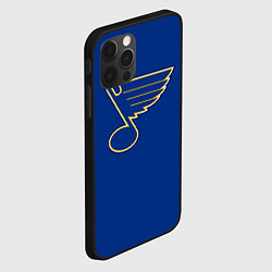 Чехол для iPhone 12 Pro St Louis Blues: Tarasenko 91, цвет: 3D-черный — фото 2