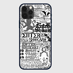 Чехол для iPhone 12 Pro Enter Shikari: Words, цвет: 3D-черный