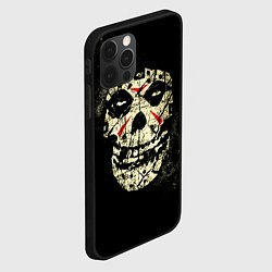 Чехол для iPhone 12 Pro Misfits: Death Face, цвет: 3D-черный — фото 2