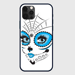Чехол для iPhone 12 Pro Мексиканский череп - девочка, цвет: 3D-черный