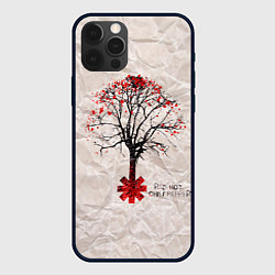 Чехол для iPhone 12 Pro RHCP: Red Tree, цвет: 3D-черный