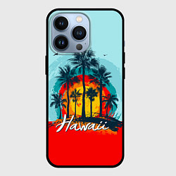 Чехол для iPhone 13 Pro HAWAII 6, цвет: 3D-черный