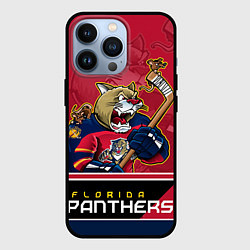 Чехол для iPhone 13 Pro Florida Panthers, цвет: 3D-черный