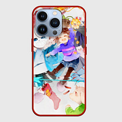 Чехол для iPhone 13 Pro Герои подземелья, цвет: 3D-красный