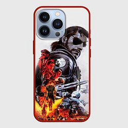 Чехол для iPhone 13 Pro Metal gear solid 2, цвет: 3D-красный