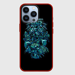 Чехол для iPhone 13 Pro Ghost In The Shell 7, цвет: 3D-красный