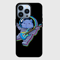 Чехол для iPhone 13 Pro Космокот, цвет: 3D-черный