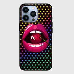 Чехол для iPhone 13 Pro Pop art, цвет: 3D-черный