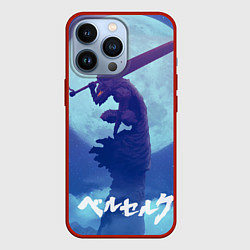 Чехол для iPhone 13 Pro Berserk Night, цвет: 3D-красный