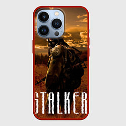 Чехол для iPhone 13 Pro STALKER: Radiation, цвет: 3D-красный