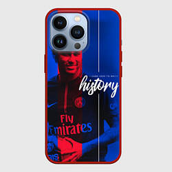 Чехол для iPhone 13 Pro Neymar History, цвет: 3D-красный