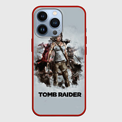 Чехол для iPhone 13 Pro TOMB RAIDER, цвет: 3D-красный