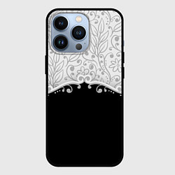 Чехол для iPhone 13 Pro Флористика, цвет: 3D-черный