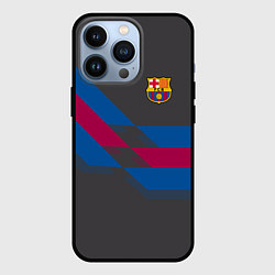 Чехол для iPhone 13 Pro Barcelona FC: Dark style, цвет: 3D-черный