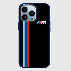 Чехол для iPhone 13 Pro BMW BLACK COLLECTION БМВ, цвет: 3D-тёмно-синий
