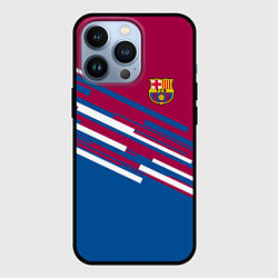 Чехол для iPhone 13 Pro Barcelona FC: Sport Line 2018, цвет: 3D-черный