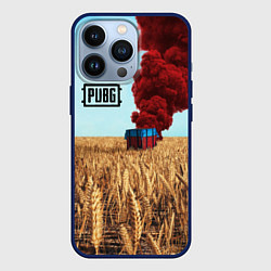 Чехол для iPhone 13 Pro PUBG Box, цвет: 3D-тёмно-синий