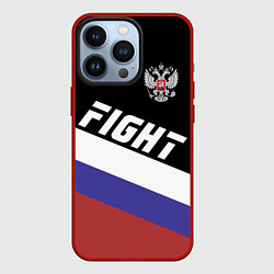 Чехол для iPhone 13 Pro Fight Russia, цвет: 3D-красный