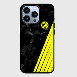 Чехол для iPhone 13 Pro FC Borussia Dortmund: Abstract, цвет: 3D-черный