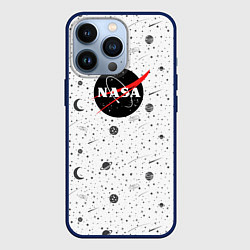Чехол для iPhone 13 Pro NASA: Moonlight, цвет: 3D-тёмно-синий