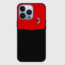 Чехол для iPhone 13 Pro АC Milan: R&B Sport, цвет: 3D-тёмно-синий