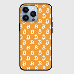 Чехол для iPhone 13 Pro BTC Pattern, цвет: 3D-черный