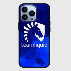 Чехол для iPhone 13 Pro Team Liquid: Polygons, цвет: 3D-черный