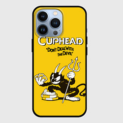 Чехол iPhone 13 Pro Cuphead: Black Devil