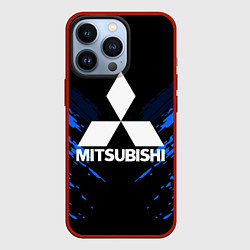 Чехол для iPhone 13 Pro Mitsubishi: Blue Anger, цвет: 3D-красный