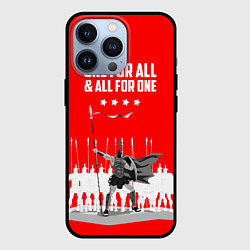 Чехол для iPhone 13 Pro One for all & all for one, цвет: 3D-черный