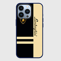 Чехол для iPhone 13 Pro Lamborghini Sport, цвет: 3D-тёмно-синий