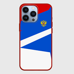 Чехол для iPhone 13 Pro Russia: Light Sport, цвет: 3D-красный