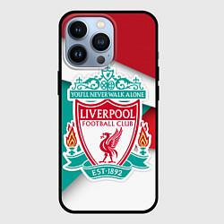 Чехол для iPhone 13 Pro FC Liverpool, цвет: 3D-черный