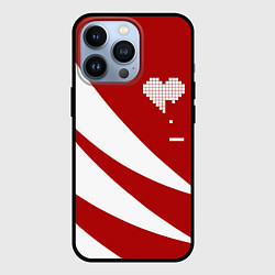 Чехол для iPhone 13 Pro Игра в сердца, цвет: 3D-черный