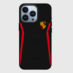 Чехол для iPhone 13 Pro Porsche: Sport Edition, цвет: 3D-черный