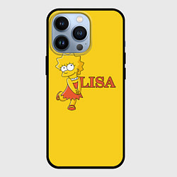 Чехол для iPhone 13 Pro Lisa Simpson, цвет: 3D-черный