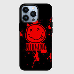 Чехол для iPhone 13 Pro Nirvana: Blooded Smile, цвет: 3D-черный