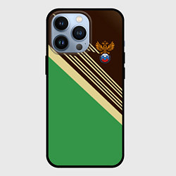 Чехол для iPhone 13 Pro Российский футбольный союз, цвет: 3D-черный