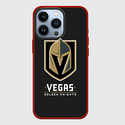 Чехол для iPhone 13 Pro Vegas: Golden Knights, цвет: 3D-красный