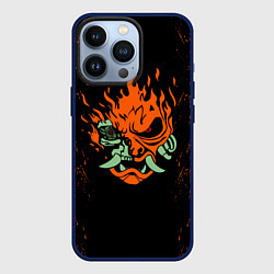 Чехол для iPhone 13 Pro Cyberpunk 2077: SAMURAI, цвет: 3D-тёмно-синий
